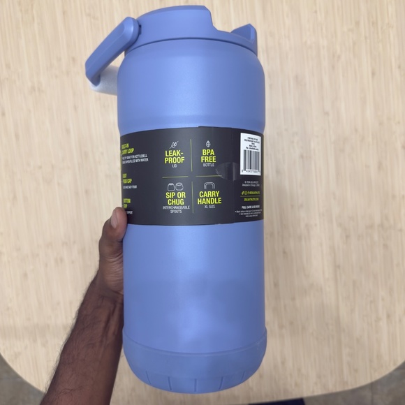 Zulu Mammoth Vacuum Triple Wall Insulated Stainless Steel Water Bottle, 101oz St - Picture 3 of 8